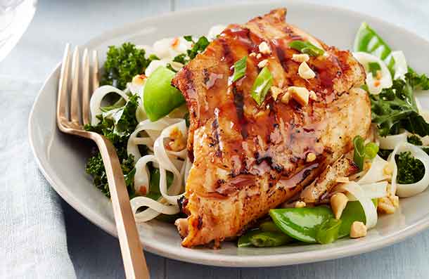 Foodland Ontario - Glazed Walleye with Chili-Lime Noodles