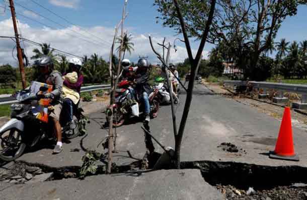 Indonesia sits on the Pacific Ring of Fire and is regularly hit by earthquakes. In 2004, the Indian Ocean tsunami killed 226,000 people in 13 countries, including more than 120,000 in Indonesia.