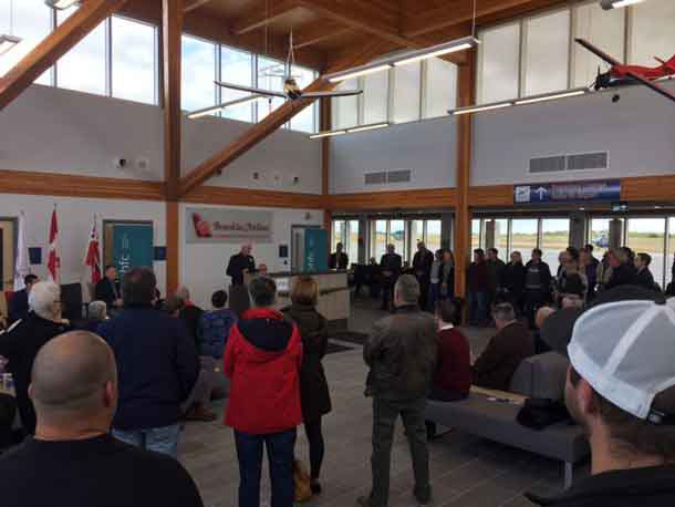 Celebrations at the Grand Opening of the Kenora Airport