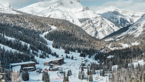 Sunshine Village in the Canadian Rockies boasts Canada's best snow