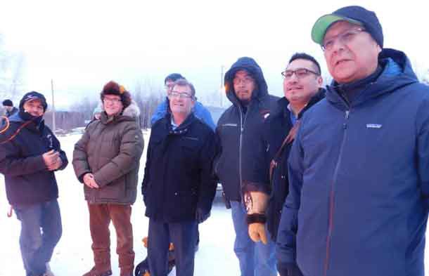 Pikangikum celebrates the connection to the power grid.