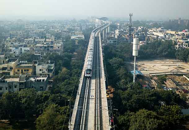 Delhi's new high-capacity line is the first driverless metro in the Indian capital