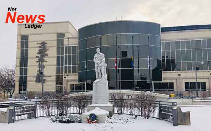 Thunder Bay City Hall in Winter