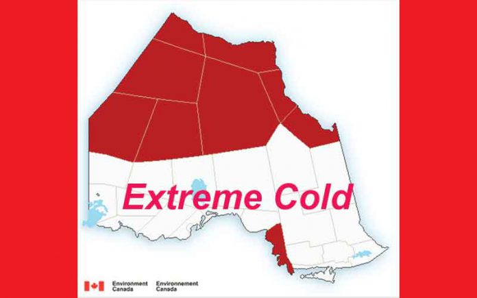 Extreme Cold Warnings continue for Far North Ontario - January 17 2019