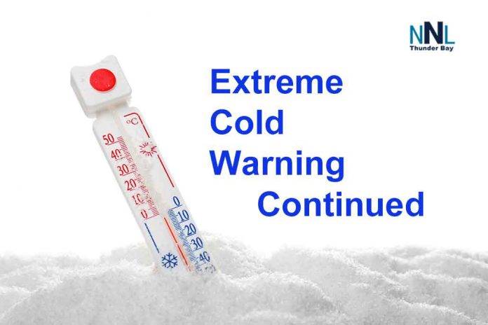 Extreme Cold Warning Continued