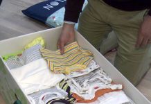 Finland’s state-issued baby boxes linked to worker abuses The contents of the Finnish baby box are seen in this still image taken from video in Espoo April 29, 2015. REUTERS/Attila Cser