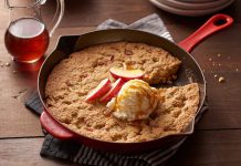 Apple Oat Skillet Cookie Perfect with Winter Fun Apple Oatmeal Cookie - Foodland Ontario
