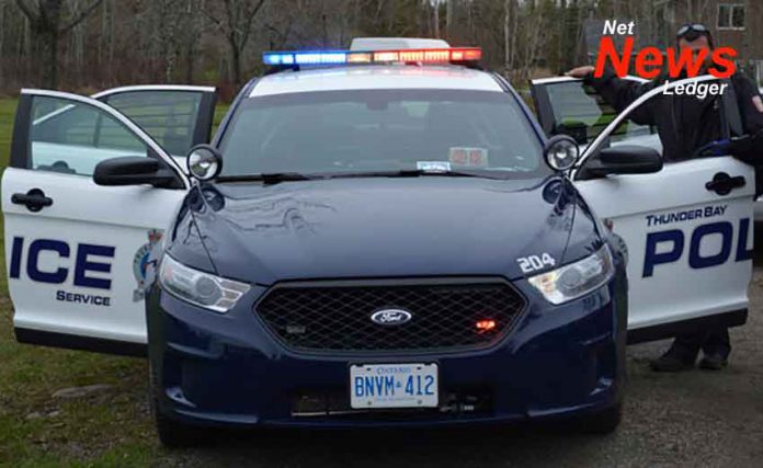 Thunder Bay Police Service unit at Chippewa Park