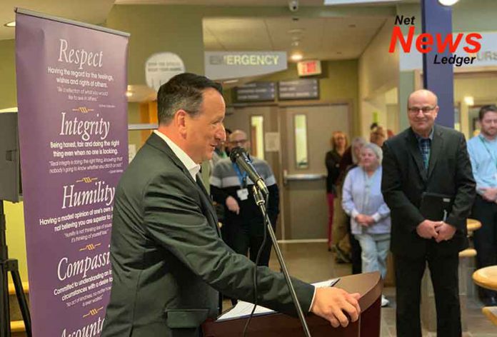 Minister Greg Rickford announces new Hospice Beds in Dryden