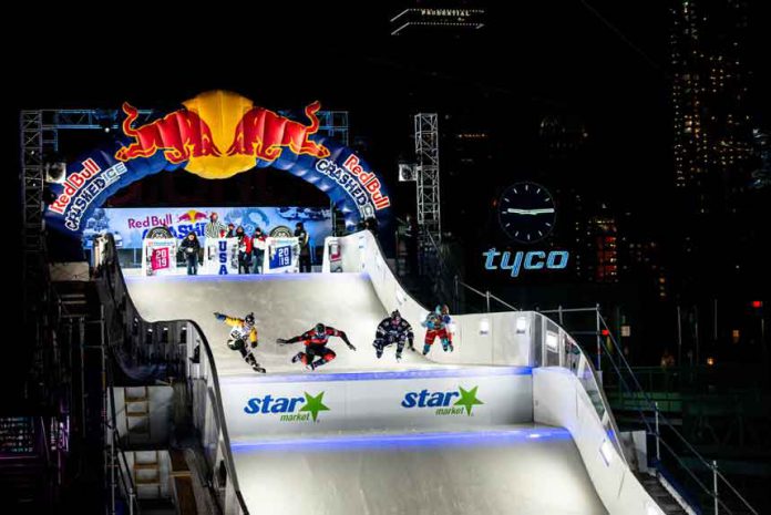Action from Fenway Park in Boston - The first stadium event for Red Bull Crashed Ice Limex Images