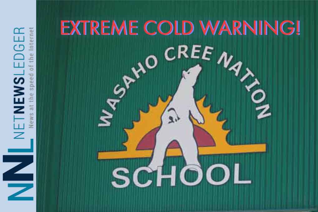 Extreme Cold Warning for Washaho Cree Nation and Peawanuck First Nation