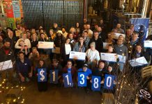 $11,380 Donated to Local Charities by Craft Cares Movement Craft Cares celebrates with participants at the Sleeping Giant Brewery