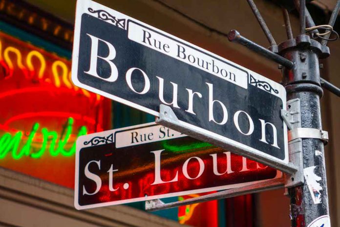 New Orleans LA BOURBON STREET SIGN