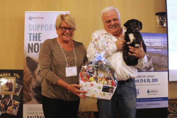 Frank Kelner and Tia recognized at Ontario SPCA event in Thunder Bay