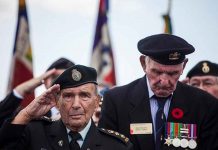 Dieppe Hero – Longest Serving Canadian Officer Dies at 101 Honorary Colonel David Lloyd Hart salutes during a commemorative ceremony in Dieppe, France on August 19, 2017, which marked the 75th Anniversary of the Dieppe Raid. Photo: ©2017 DND/MDN Canada