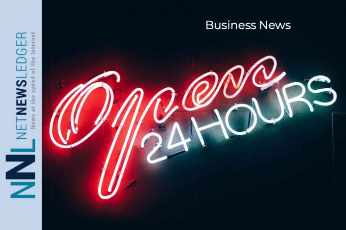 Open for Business Twenty-Four Hours
