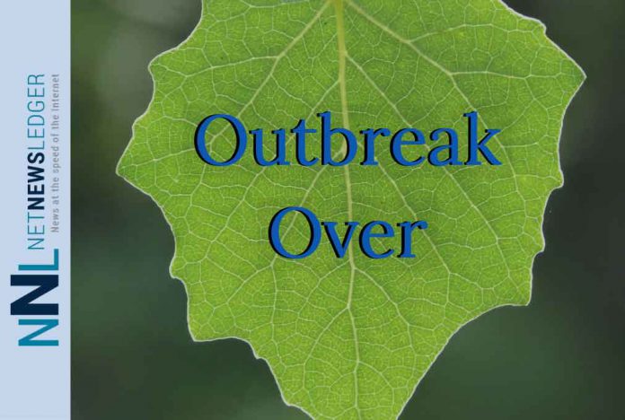 Outbreak Over