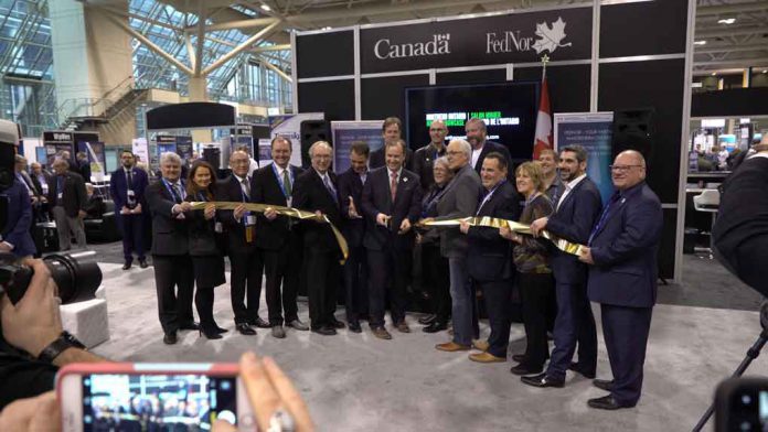 MPs, Mayors and dignitaries at PDAC 2019 for the grand opening of the FedNor Business Zone