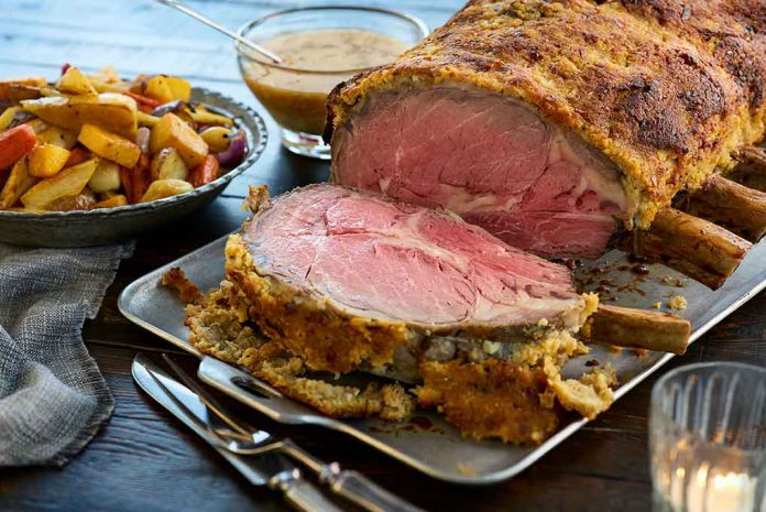Prime Rib Beef Roast with Horseradish Crust The golden-brown horseradish crust adds a bit of sharpness to this tender juicy roast