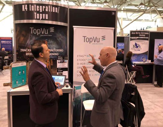 Yvan Brulé, Business Developer at TopVu, a company that services all of Northern Ontario, struck up new deals and networked with prospective clients