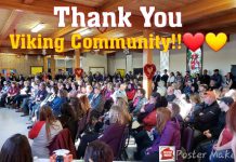 Hammarskjold School Council – Thank you from the bottom of our hearts Hammarskjold Viking Community
