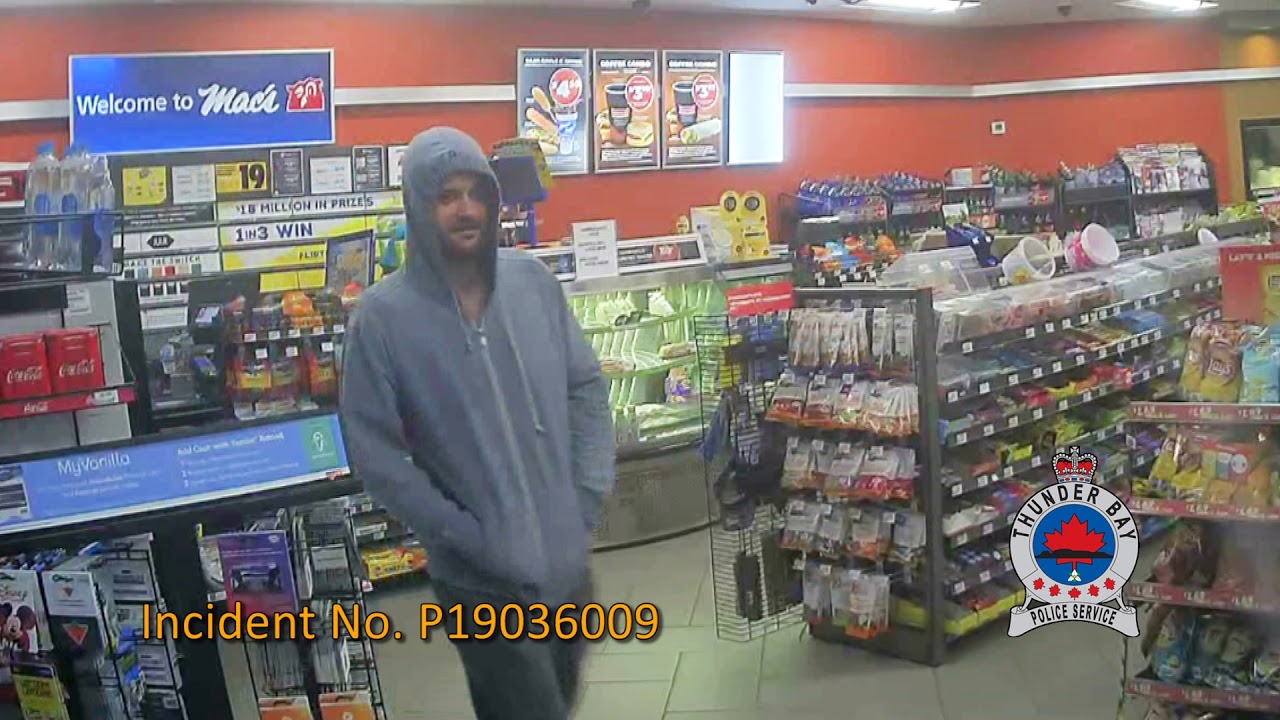 NetNewsLedger THUNDER BAY Convenience Store Robbery Suspect Sought