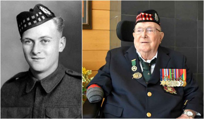 Allan Bacon in World War 2 and today