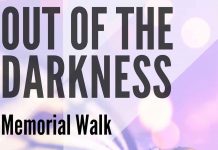 8th Annual Out of the Darkness Memorial Walk – May 26 2019 Out of Darkness Memorial Walk