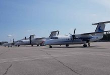Wasaya Pilots Reach Tentative Five Year Contract Agreement Sioux Lookout is the Hub community for the aircraft, here North Star Air, Perimeter Air and Wasaya Airways aircraft are lined up in Sioux Lookout - Image North Star Air