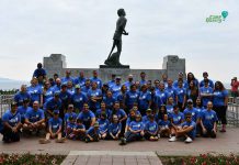 Camp Quality Cancels 2020 on-site Summer Camps Our annual group photo at the Terry Fox Monument.