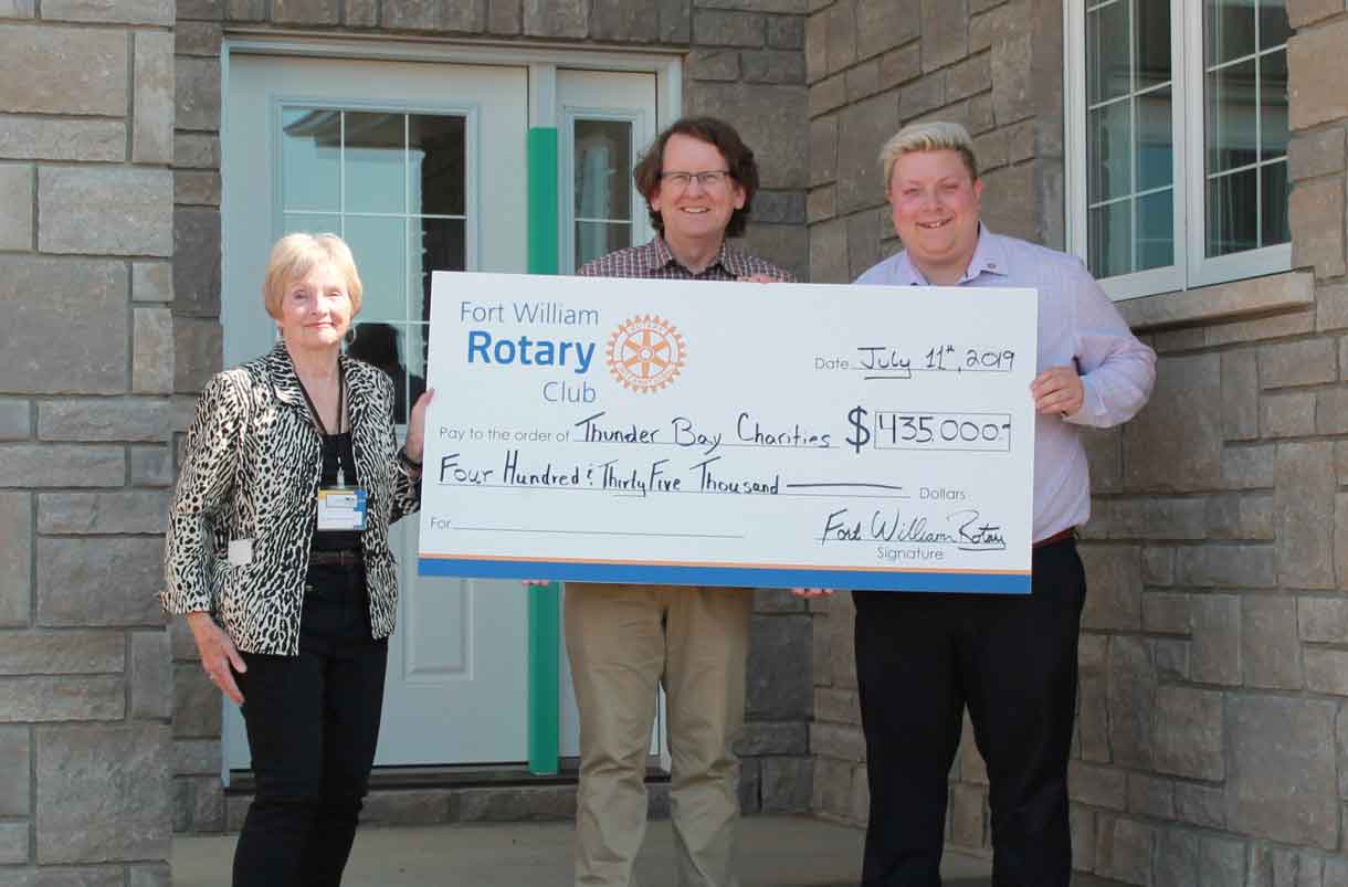 Fort William Rotary House Lottery Proceeds