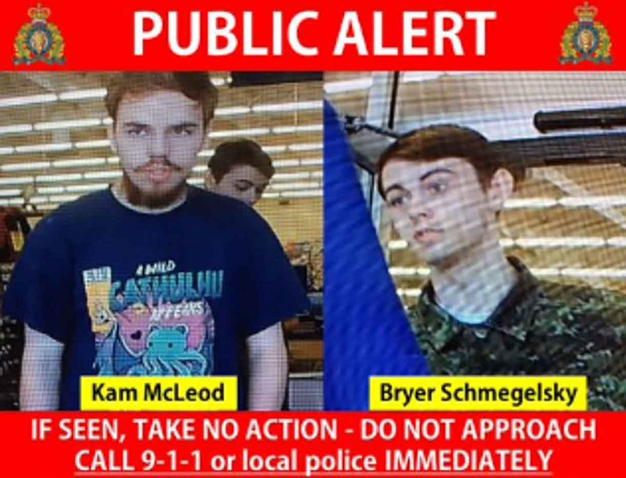 RCMP Handout on BC Homicide Suspects