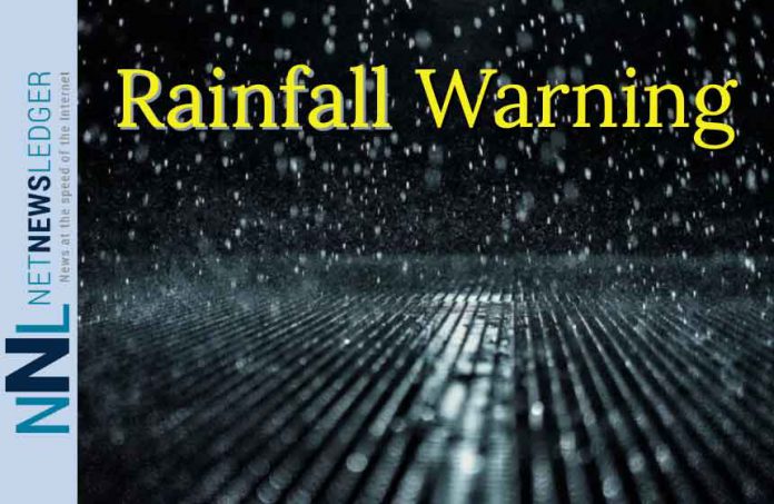 Rainfall warning