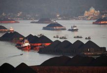 Asia’s growing coal use could negate global climate change progress Coal barges are pictured as they queue to be pull along Mahakam river in Samarinda, East Kalimantan province, Indonesia, August 31, 2019. Picture taken August 31, 2019. REUTERS/Willy Kurniawan