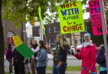Students stage global climate protests to pressure U.N. summit Climate Strike in Thunder Bay gathered on Red River road today