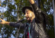 Coleman Hell Fires Up Wake the Giant Music Festival Coleman Hell on stage in his return to Thunder Bay at the Wake the Giant Music Festival