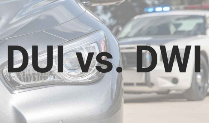 The Difference Between DUI and DWI
