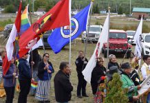 Mattagami First Nation Hosts Its Ninth Annual Pow Wow photo submitted by Mattagami Pow Wow THE GRAND ENTRY is pictured here at the start of the Ninth Annual Mattagami First Nation Pow Wow which was held September 14 and 15 in the community.