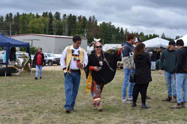 photo submitted by Mattagami Pow Wow Chief Chad Boissoneau, Mattagami FN and Regional Chief RoseAnne Archibald were in attendance at the Ninth Annual Mattagami Pow Wow held in the community on September 14 and 15.