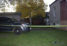 Police Arrest Third Suspect in Dease Street Shooting Police unit on scene this morning at Dease and Mackenzie