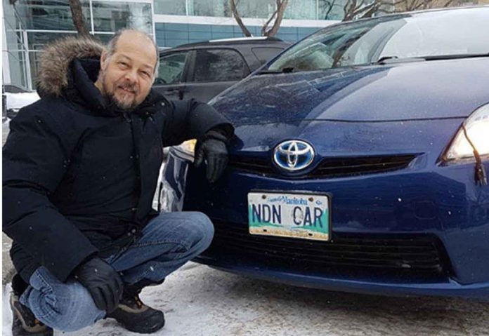 Indigenous man gets his “NDN CAR” license plate back from Manitoba government