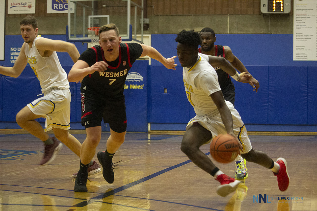 The intensity was there, but the Wesmen won the game over the Lakehead Thunderwolves