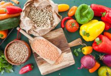 Advantages of a Vegan Diet Fresh vegetables and legumes for vegan cooking