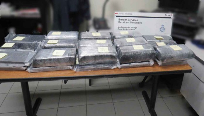 CBSA and RCMP Seized 40 Kilos of Cocaine