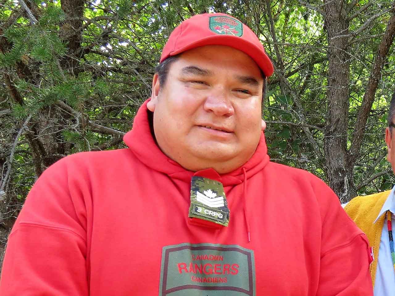 Sergeant Matthew Gull has been a Canadian Ranger for 22 years - photo Sgt. Peter Moon Canadian Rangers