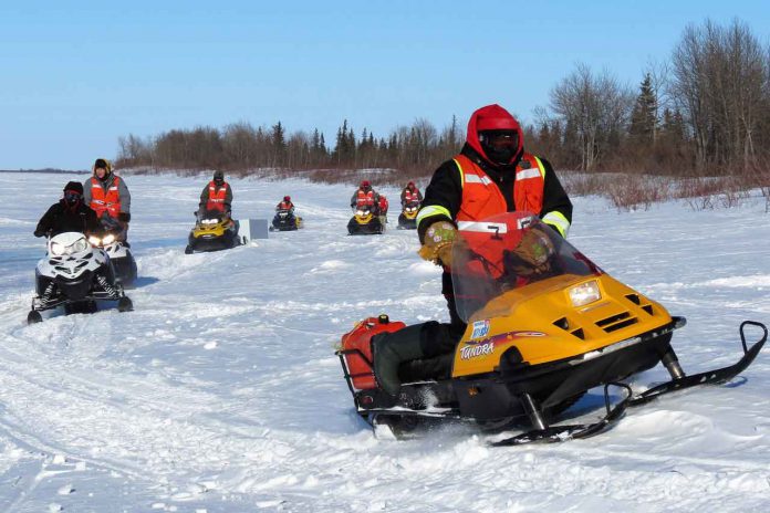 Canadian Rangers conduct search and rescue training near Moose Factory.