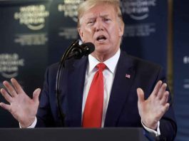 Presidential Authority and the Expanding Logic of Military Intervention U.S. President Donald Trump gestures as he holds a news conference at the 50th World Economic Forum (WEF) in Davos, Switzerland, January 22, 2020. REUTERS/Jonathan Ernst