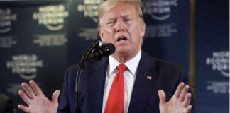Presidential Authority and the Expanding Logic of Military Intervention U.S. President Donald Trump gestures as he holds a news conference at the 50th World Economic Forum (WEF) in Davos, Switzerland, January 22, 2020. REUTERS/Jonathan Ernst