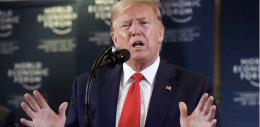 Presidential Authority and the Expanding Logic of Military Intervention U.S. President Donald Trump gestures as he holds a news conference at the 50th World Economic Forum (WEF) in Davos, Switzerland, January 22, 2020. REUTERS/Jonathan Ernst