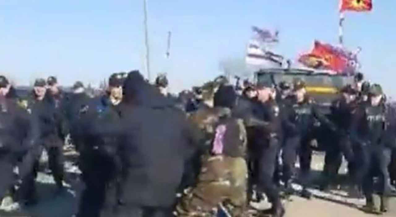 OPP moved in - Screen Capture of video shot by "Real People's Media"